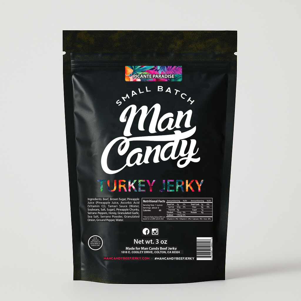 Picante Paradise (Turkey) – Man Candy Beef Jerky